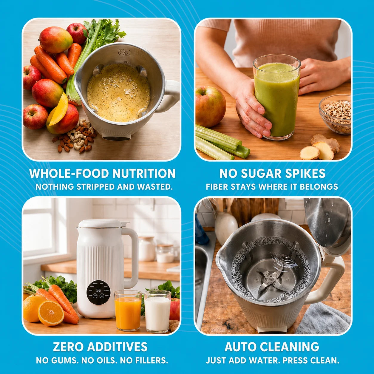 Keora – The 8-in-1 Multifunction Nut Milk, Juice Maker And More.